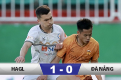 Kết quả HAGL 1-0 SHB.ĐN: Đội bóng của bầu Đức tạm thoát hiểm